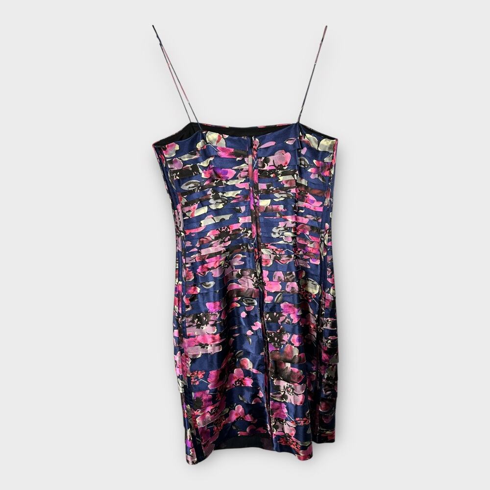 JS Collections Womens size 12 Floral Layered Knee Length Cocktail Formal Dress - Picture 2 of 9